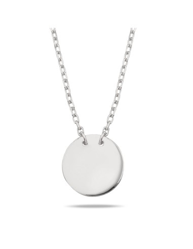Kuyumcudukkani Zincirli"9mm Yuvarklı"Kolye-37089-W