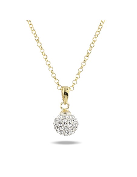 Kuyumcudukkani Zincirli"Barış Simgesi"Figürlü Kolye-37145-G-W