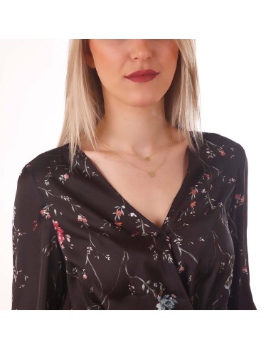 Kuyumcudukkani Yeni Trend Zincirli İkili Kalp Kolye-37281-R