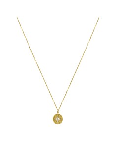 Kuyumcudukkani Zincirli"Avusturya Kristal Taşlı Kutup Yıldızı"Kolye -37313-G-W 2