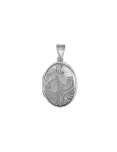 Kuyumcudukkani Oval"ANI RESİMLİK"Madalyon Kolye-Büyük Boy-37336-W