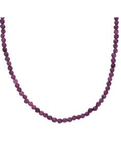 Kuyumcudukkani "Doğal Taşlı"Chooker Kolye-29231-G-RUBY