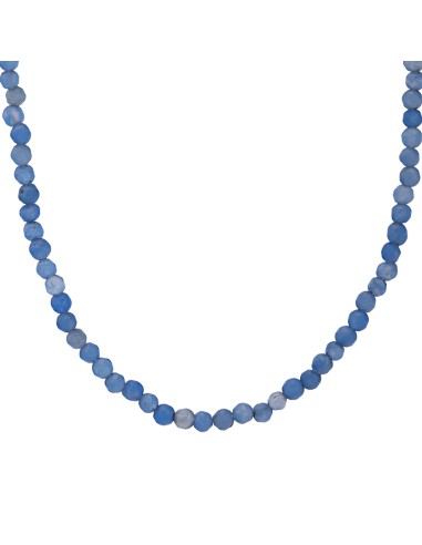Kuyumcudukkani "Doğal Taşlı"Chooker Kolye-29231-G-AQUA
