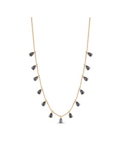Kuyumcudukkani "Mistik Taşlı Sallantılı Trend"Kolye-37340-G-BLU 2