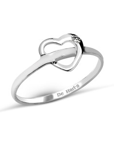 Heart Figured Ring-10201-W-W