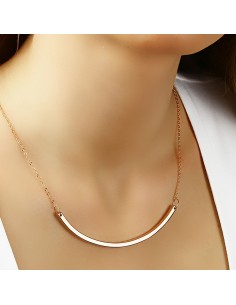 Kuyumcudukkani Zincirli"10Cm Geniş Çubuklu"Figürlü Kolye-37081-R 2