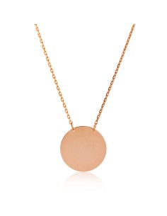Kuyumcudukkani Zincirli"13mm Yuvarlak"Figürlü Kolye-37088-R