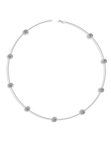 Kuyumcudukkani 10 Disco Avusturya KristalTaşlı Kolye-20583-W-W