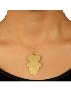Kuyumcudukkani Uğur Getiren Fil Kolye-35036-G 2