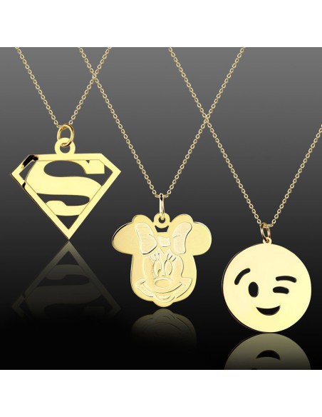 Kuyumcudukkani Mickey Mouse Kolye-35014-G