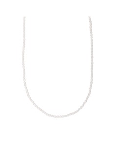Kuyumcudukkani "Tatlı Su Arpa İnci Doğal Taşlı" Kolye-29240-G-W40CM