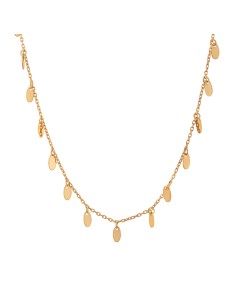 Kuyumcudukkani "Oval Pullu Sallantılı Trend"Kolye-37337-R