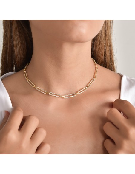 Kuyumcudukkani "Zultanite Taşlı Sallantılı Trend"Kolye-37356-G-W