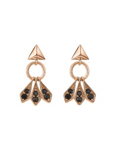 Kuyumcudukkani Parça Sallantılı Trend Küpe-31148-R-BLK