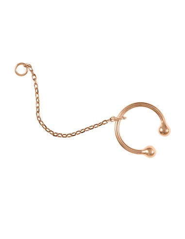 Kuyumcudukkani Çift Özellik Kullanımlı"Ear Cuff"Küpe-31147-G