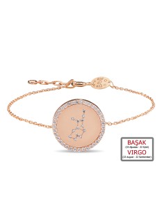 Kuyumcudukkanı ZirkonTaşlı"Başak Burcu"Bileklik-50283-VIRGO-R