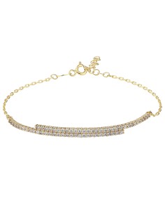Kuyumcudukkani "Sıra Taşlı"Bileklik- 50258-G