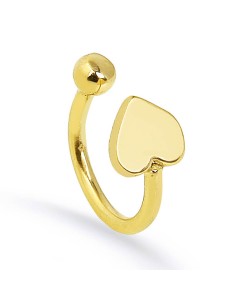 Kuyumcudukkani Kalp Modeli Yeni Trend "Ear Cuff "Küpe-30054-G