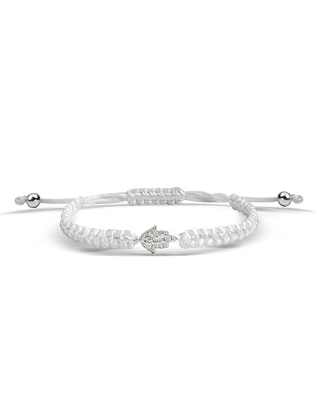 Kuyumcudukkani "Hamsa"Makrome İpli Bileklik- 40016-W-W