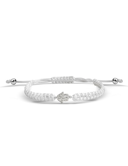 Kuyumcudukkani "Hamsa"Makrome İpli Bileklik- 40016-W-W