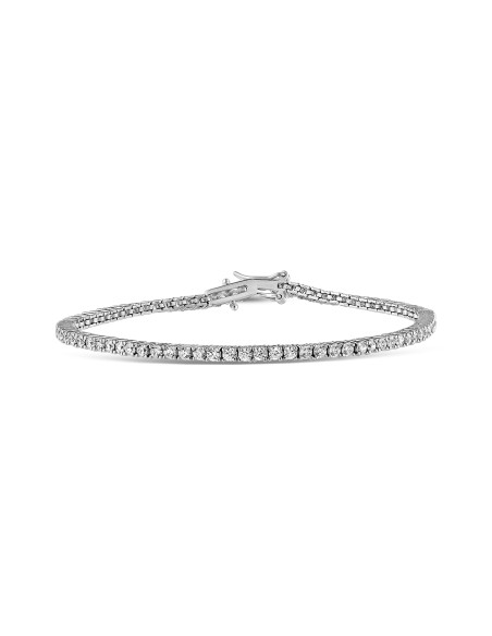 Kuyumcudukkani"Suyolu Bileklik"1,75mm Taş- 27015-W-W-175