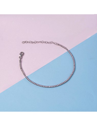 Kuyumcudukkani"Suyolu Bileklik"1,75mm Taş- 27019-W-PNK