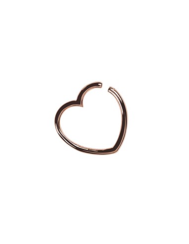 Kuyumcudukkani Kalp Şekilli SarıTrend"Ear Cuff"Küpe-31124-R