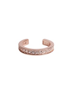 Kuyumcudukkani Tamtur Beyaz Taşlı Modelli Trend"Ear Cuff"Küpe-31123-R-W