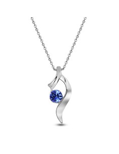 Kuyumcudukkani Avusturya Kristal Taşı Taşlı"Summer Bliss"Kolye - 32032-W-BLU