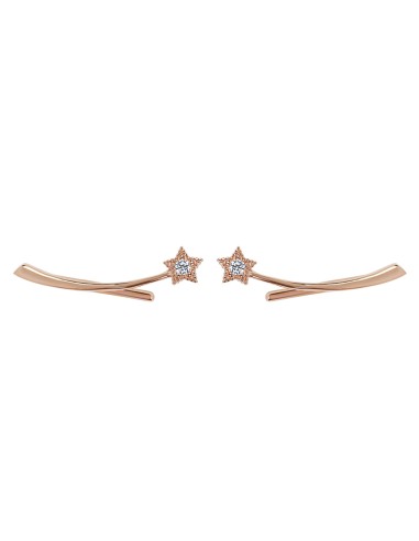 Kuyumcudukkani Noktalı "Kuyruklu Yıldız"Modeli Ear Cuff Küpe-31127-R-W