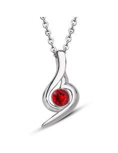 Avusturya Crystal Stone Abudance of My Heart Necklace 32036-W-R