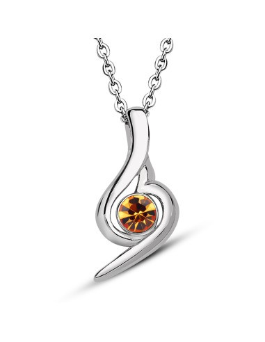 Kuyumcudukkani Avusturya Kristal Taşı"Abudance of My Heart"Kolye - 32036-W-YEL