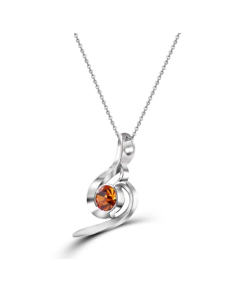 Kuyumcudukkani Avusturya Kristal Taşı"Abudance of My Heart"Kolye - 32036-W-YEL