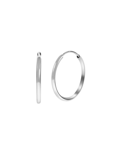 Kuyumcudukkani 2 cm Çapında Halka Küpe-31133-W-2CM