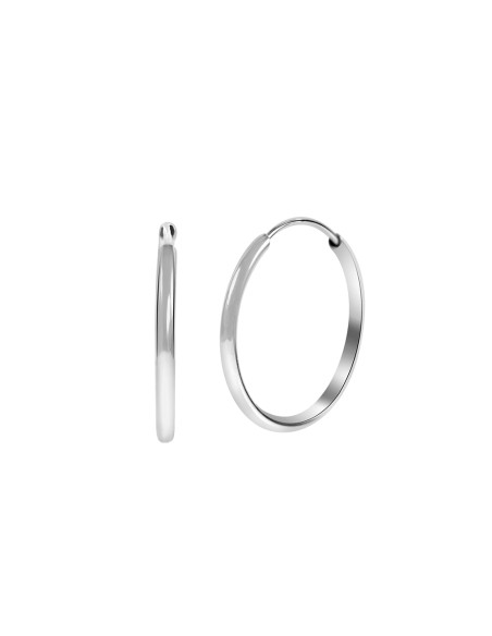 Kuyumcudukkani 2 cm Çapında Halka Küpe-31133-W-2CM