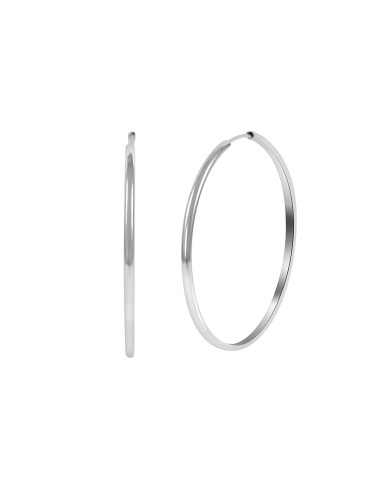 Kuyumcudukkani 5 cm Çapında Halka Küpe-31133-W-5CM