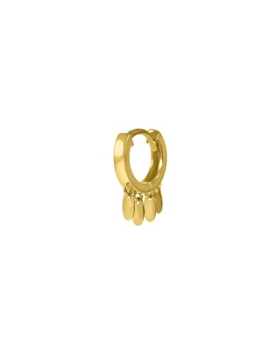 Kuyumcudukkani Oval Pullu"Shakira" Küpe-31236-G