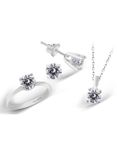 Kuyumcudükkani Tektaş Mini Set-24025-W-W