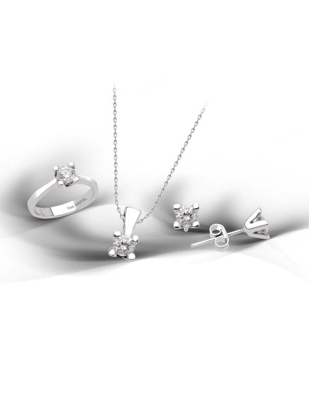 Kuyumcudükkani Tektaş Mini Set -24027-W-W