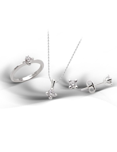Kuyumcudükkani Tektaş Mini Set -24028-W-W