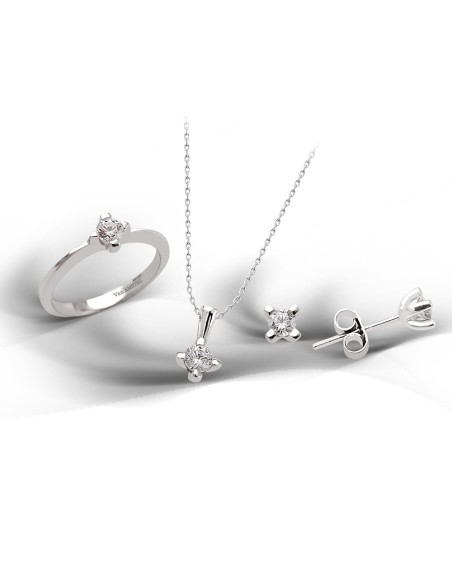 Kuyumcudükkani Tektaş Mini Set -24028-W-W