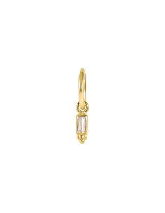 Kuyumcudukkani Minik Halkalı"Baget Sallantılı"Küpe-31220-G-W