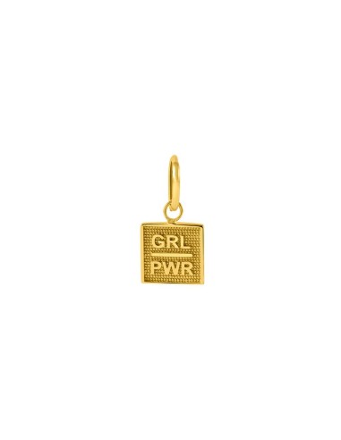 Kuyumcudukkani Minik Halkalı"GIRL POWER"Küpe-31221-G