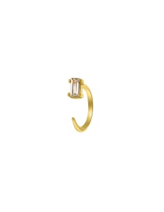 Kuyumcudukkani "Baget Taşlı Earcuff"Küpe-31241-G-W