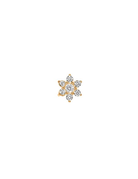 Kuyumcudukkani Vidalı"Çiçek"Küpe-31244-R-W