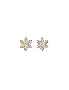 Kuyumcudukkani Vidalı"Çiçek"Küpe-31244-R-W 2