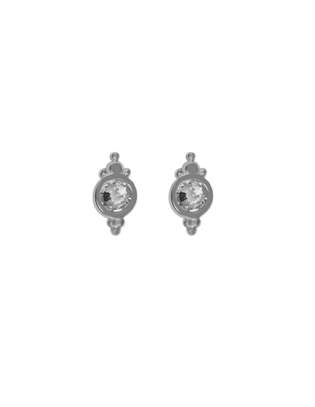 Kuyumcudukkani Vidalı"Avusturya Kristal Taşlı"Taşlı Küpe-31246-W-W